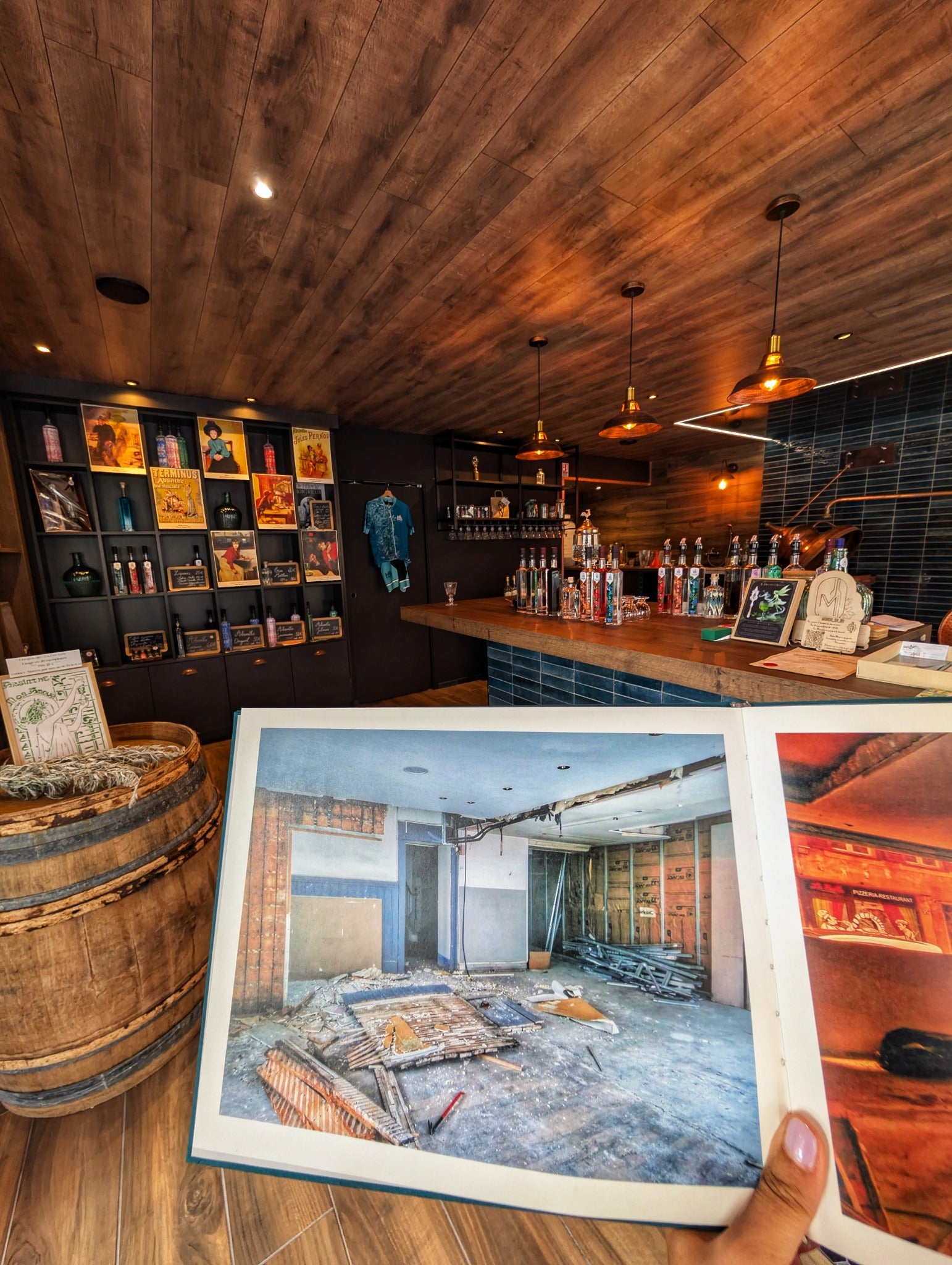 Rénovation du lieu et aménagement de la distillerie